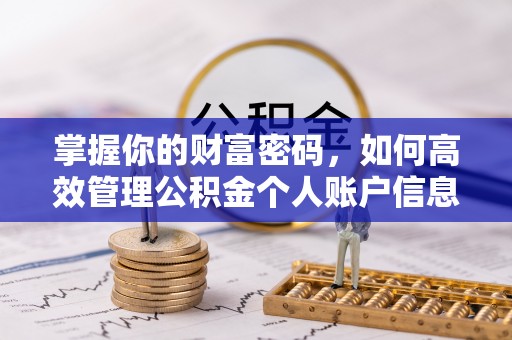 麻山掌握你的财富密码，如何高效管理公积金个人账户信息