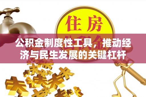 麻山公积金制度性工具，推动经济与民生发展的关键杠杆