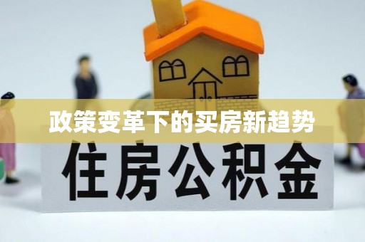 麻山政策变革下的买房新趋势