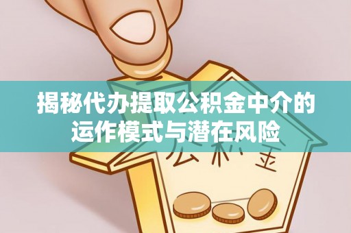 麻山揭秘代办提取公积金中介的运作模式与潜在风险