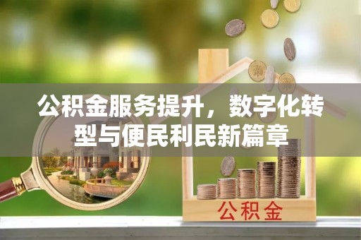 麻山公积金服务提升，数字化转型与便民利民新篇章